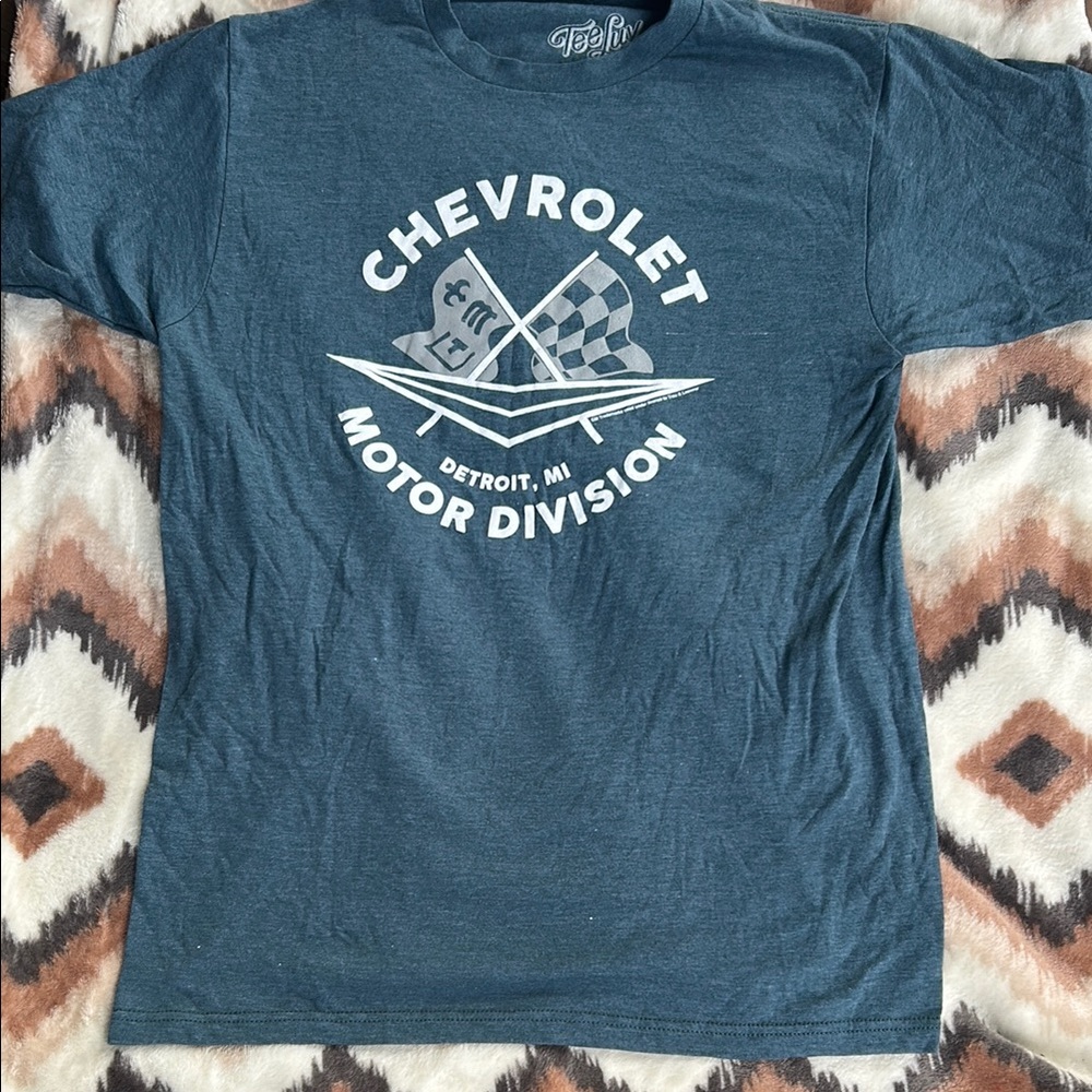 Men's Blue Graphic T-Shirt